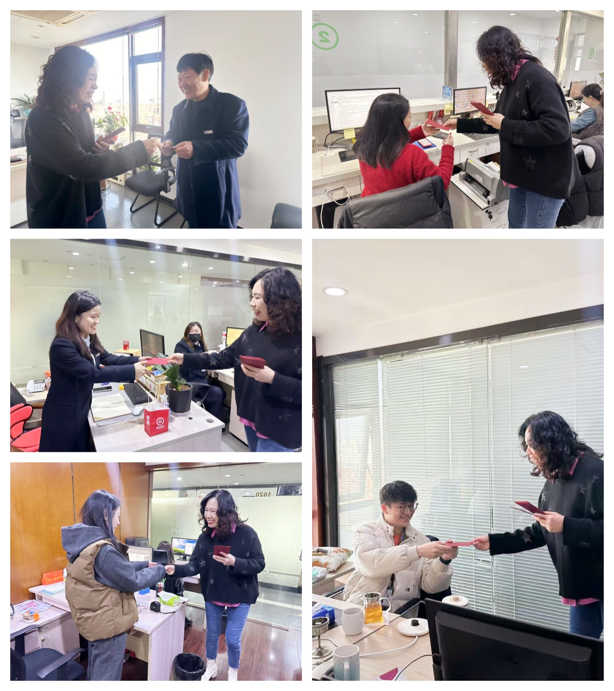 水晶城暖心發(fā)放開門紅包，喜迎2025年新春開工